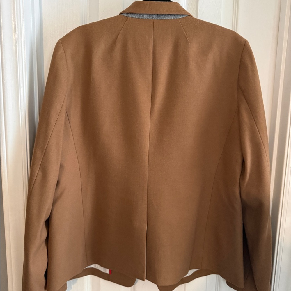 J. Crew Women's Camel Regent Blazer size 16 - Picture 3 of 5